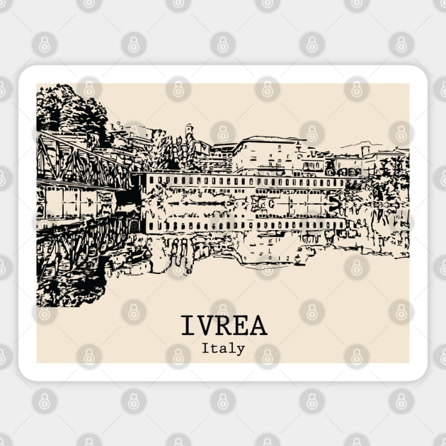 Ivrea - Italy Magnet by Lakeric